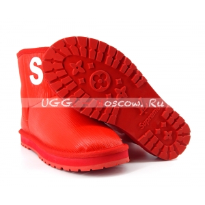 Ugg Women Supreme × Louis Vuitton - Red