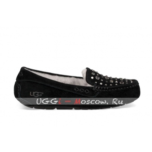 Ugg Ansley Studded Bling Slipper - Black