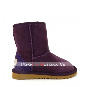 Ugg Kids Classic - Burgundy and Navy