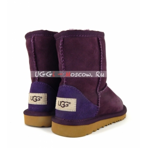 Ugg Kids Classic - Burgundy and Navy