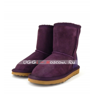 Ugg Kids Classic - Burgundy and Navy