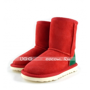 Ugg Kids Classic - Red and Green