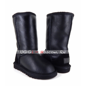 Ugg Kids Metallic II Tall - Black