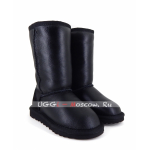 Ugg Kids Metallic II Tall - Black