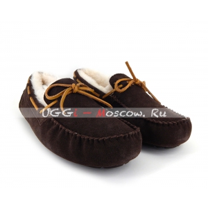 Ugg Men Moccasins OLSEN - Chocolate