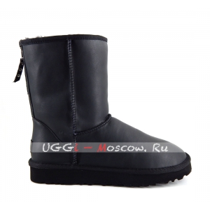 Ugg Men Classic Short ZIP ROCK Metallic - Black