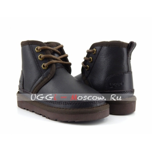 Ugg Kids Boots Neumel II Metallic - Chocolate
