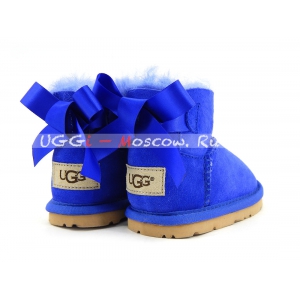 Ugg For Babies Bailey Bow - Electric Blue