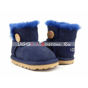 Ugg For Babies Bailey Button - Navy