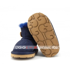 Ugg For Babies Bailey Button - Navy