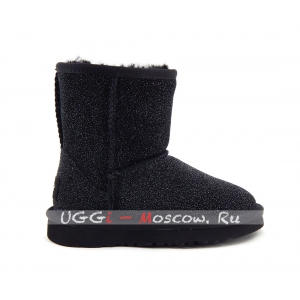 Ugg Kids Classic StarDust - Black