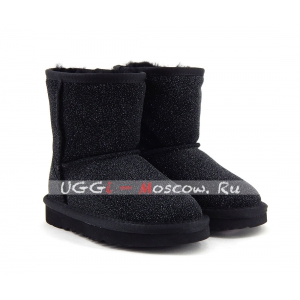 Ugg Kids Classic StarDust - Black