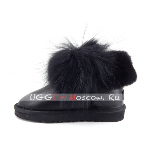 Ugg Women IRINA Fur Gun II Metallic - Black