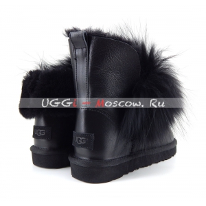 Ugg Women IRINA Fur Gun II Metallic - Black