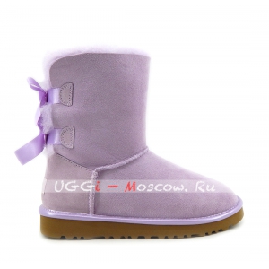 Ugg Women Bailey Bow II Metallic - Lavender Fog