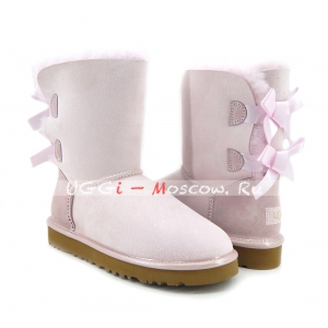 Ugg Women Bailey Bow II Metallic - Seashell Pink