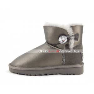 Ugg Women Mini Bailey Bling II Metallic - Pewter