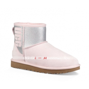 Ugg Classic Mini SPARKLE BOOT - Seashell Pink