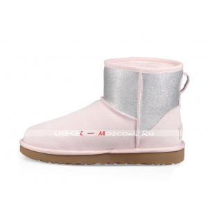 Ugg Classic Mini SPARKLE BOOT - Seashell Pink