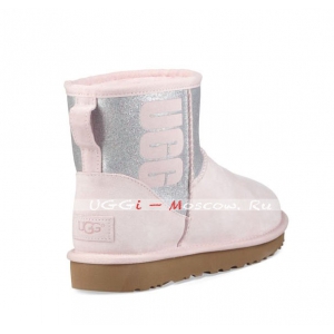 Ugg Classic Mini SPARKLE BOOT - Seashell Pink