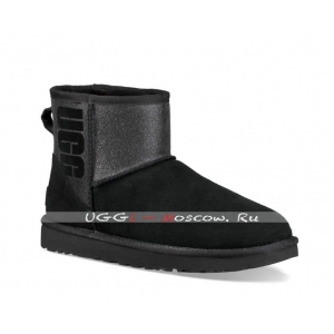 Ugg Classic Mini SPARKLE BOOT - Black