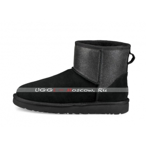 Ugg Classic Mini SPARKLE BOOT - Black