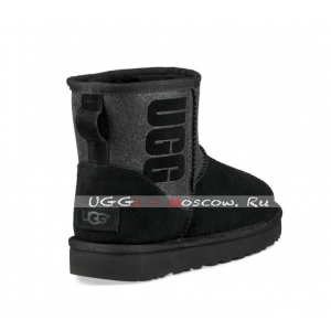 Ugg Classic Mini SPARKLE BOOT - Black