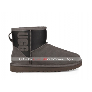 Ugg Classic Mini RUBBER BOOT - Grey/Black