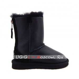 Ugg Kids ZIP Metallic - Black