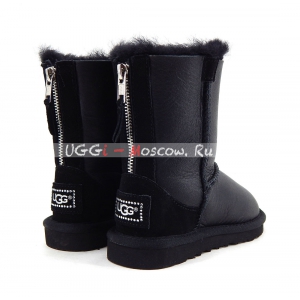 Ugg Kids ZIP Metallic - Black