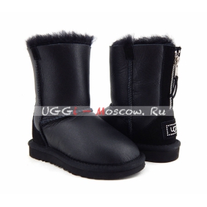 Ugg Kids ZIP Metallic - Black