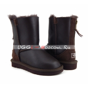 Ugg Kids ZIP Metallic - Chocolate