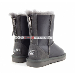 Ugg Kids ZIP Metallic - Grey