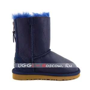 Ugg Kids ZIP Metallic - Navy