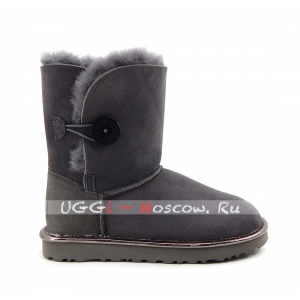 Ugg Women Bailey Button Short 2 Metallic - Grey