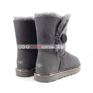 Ugg Women Bailey Button Short 2 Metallic - Grey