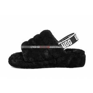 Ugg Fluff Yeah Slide - Black