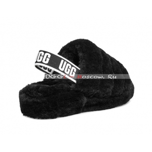 Ugg Fluff Yeah Slide - Black