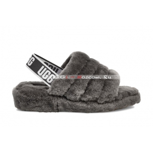 Ugg Fluff Yeah Slide - Charcoal