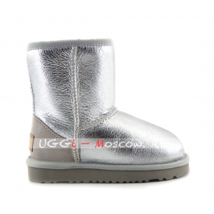 Ugg Kids Classic Metallic - Silver