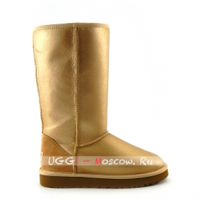 Ugg Women Classic Tall Metallic - Gold