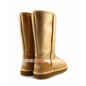 Ugg Women Classic Tall Metallic - Gold