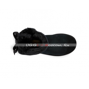 Ugg Bailey Bow Mini CUSTOMIZABLE Boot - Black
