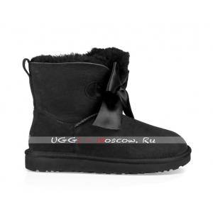 Ugg GITA Bow Mini Boot Black UGGi Moscows.Ru