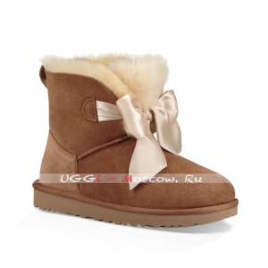 Ugg GITA Bow Mini Boot - Chestnut