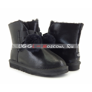 Ugg Kids Gita II Metallic Boot - Black