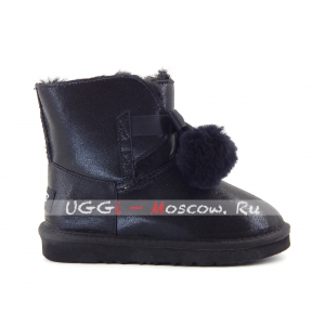 Ugg Kids Gita II Metallic Boot - Black