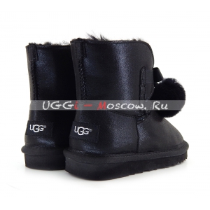 Ugg Kids Gita II Metallic Boot - Black