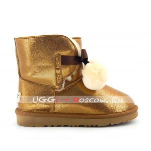 Ugg Kids Gita II Metallic Boot - Chestnut