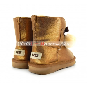 Ugg Kids Gita II Metallic Boot - Chestnut